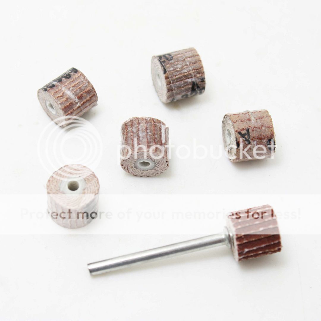 12pc 240Grit Sanding Flap Discs Sandpaper Wheel Rotary Drill Grinding